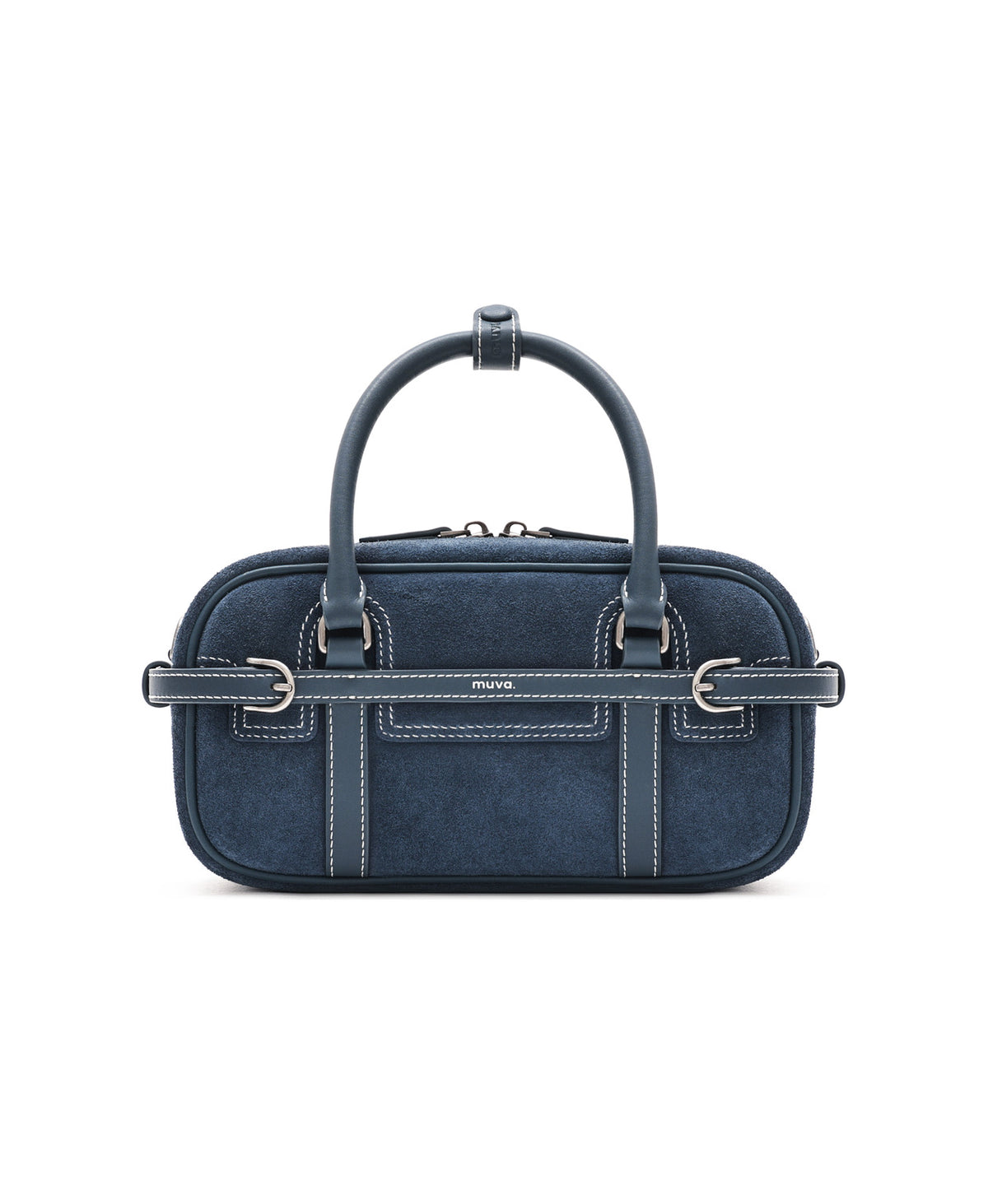 Hopscotch Tales Boston Bag · Denim Blue
