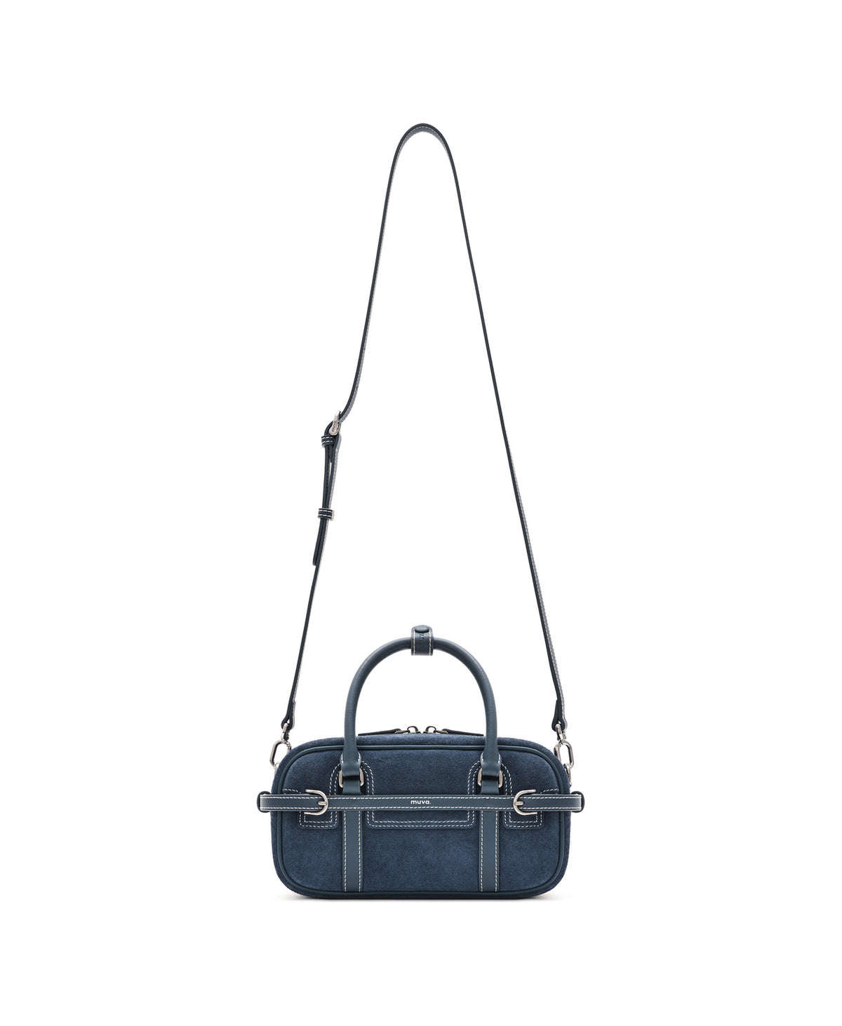 Hopscotch Tales Boston Bag · Denim Blue