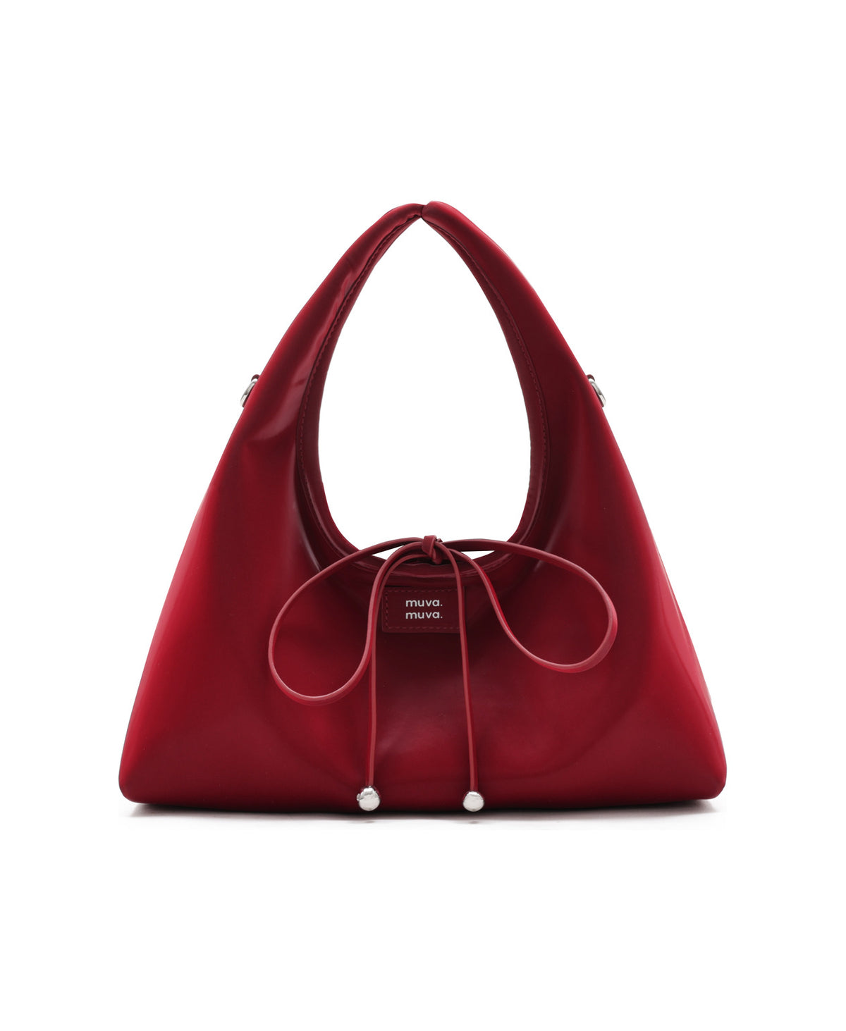 Roly-Poly Triangle Onigiri Bag · Red