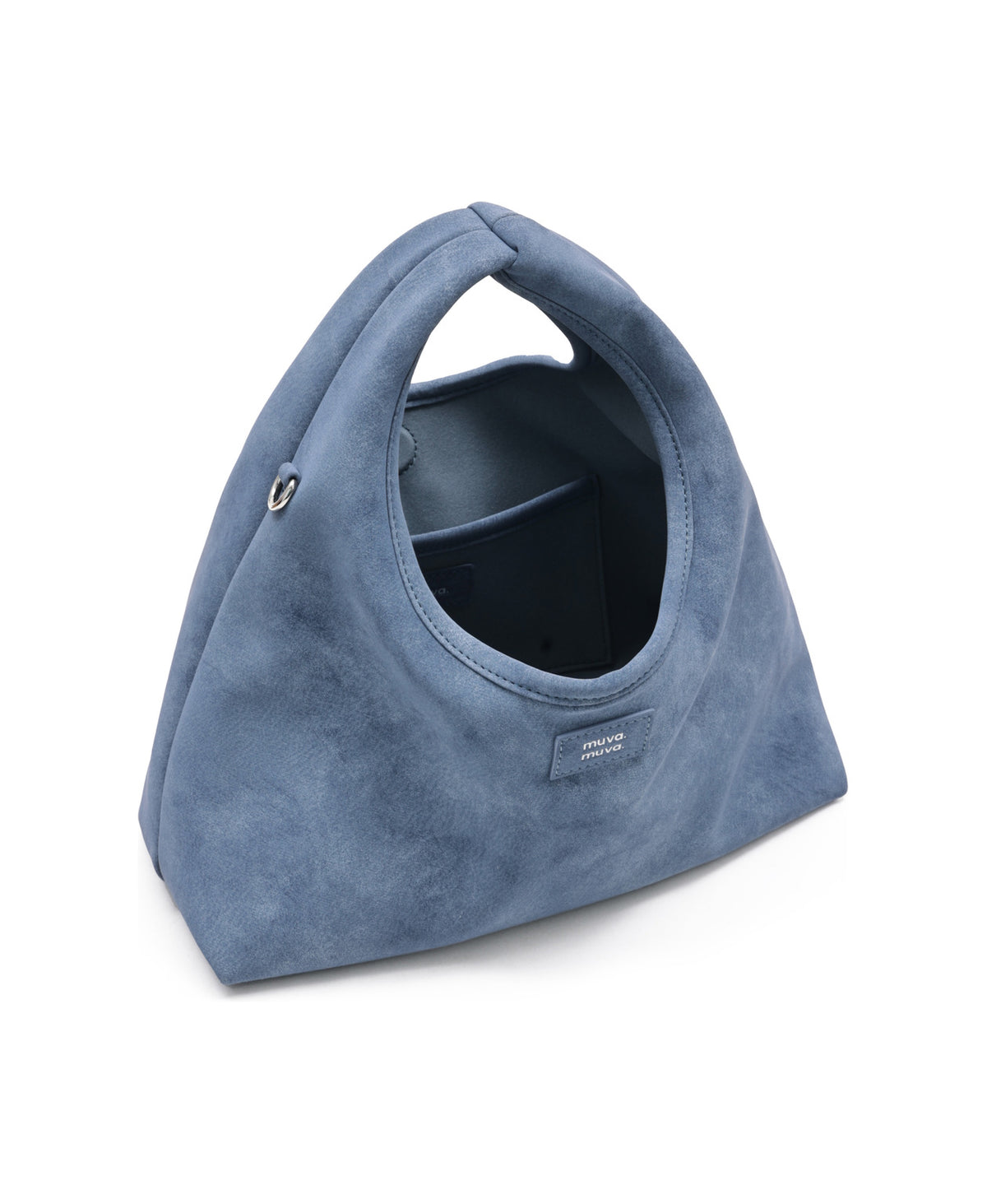 Roly-Poly Triangle Onigiri Bag · Denim Blue