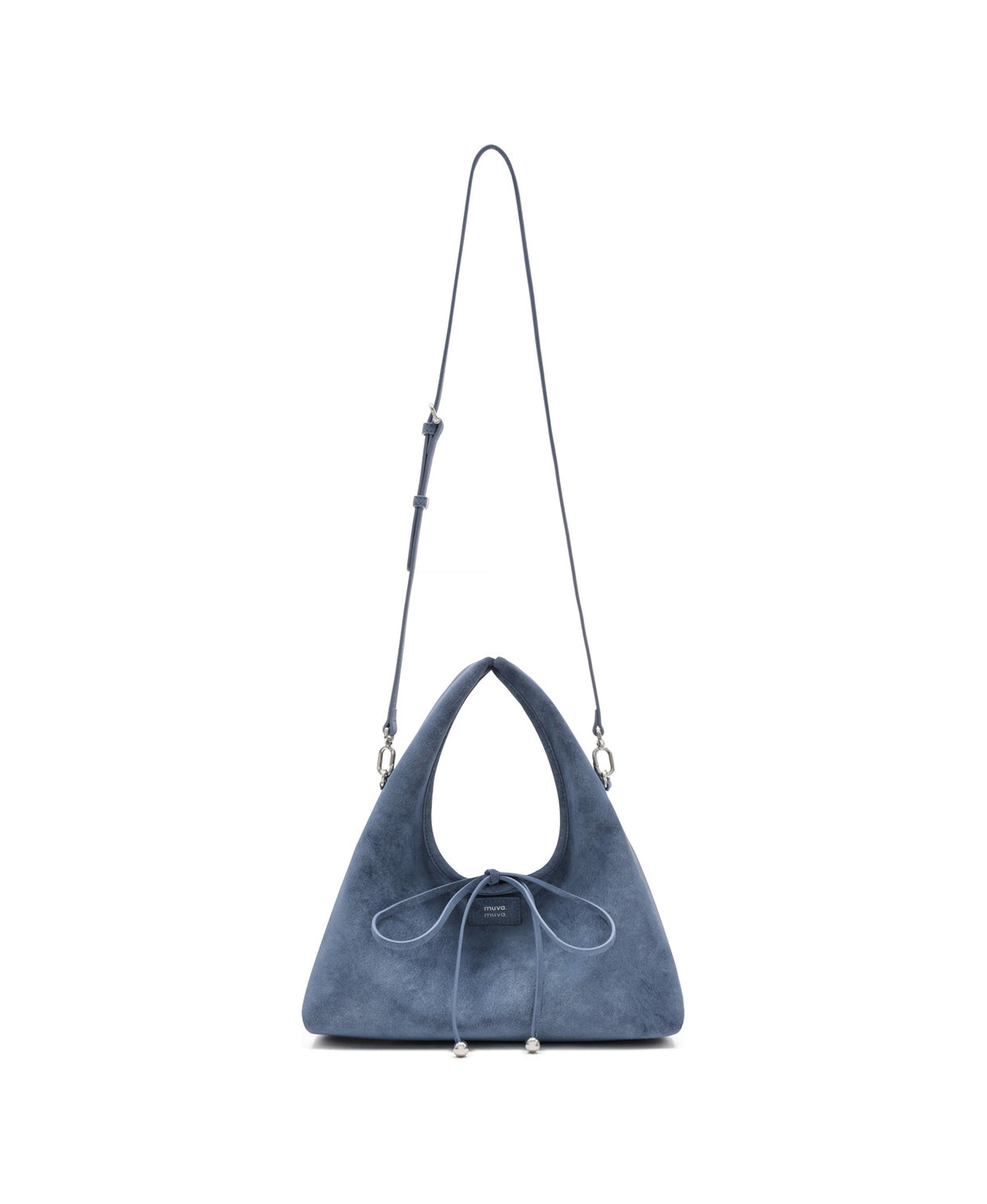 Roly-Poly Triangle Onigiri Bag · Denim Blue