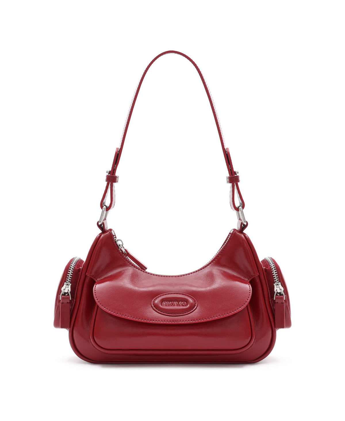 Sweet Cool Multi-Pocket Shoulder Bag · Red